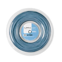 CORDAGE DE TENNIS MONOFILAMENT ALU POWER 1,25mm ICE BLUE 200m