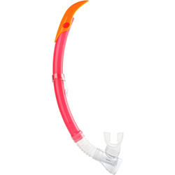 Tuba de snorkeling SNK 520 avec soupape adulte rose