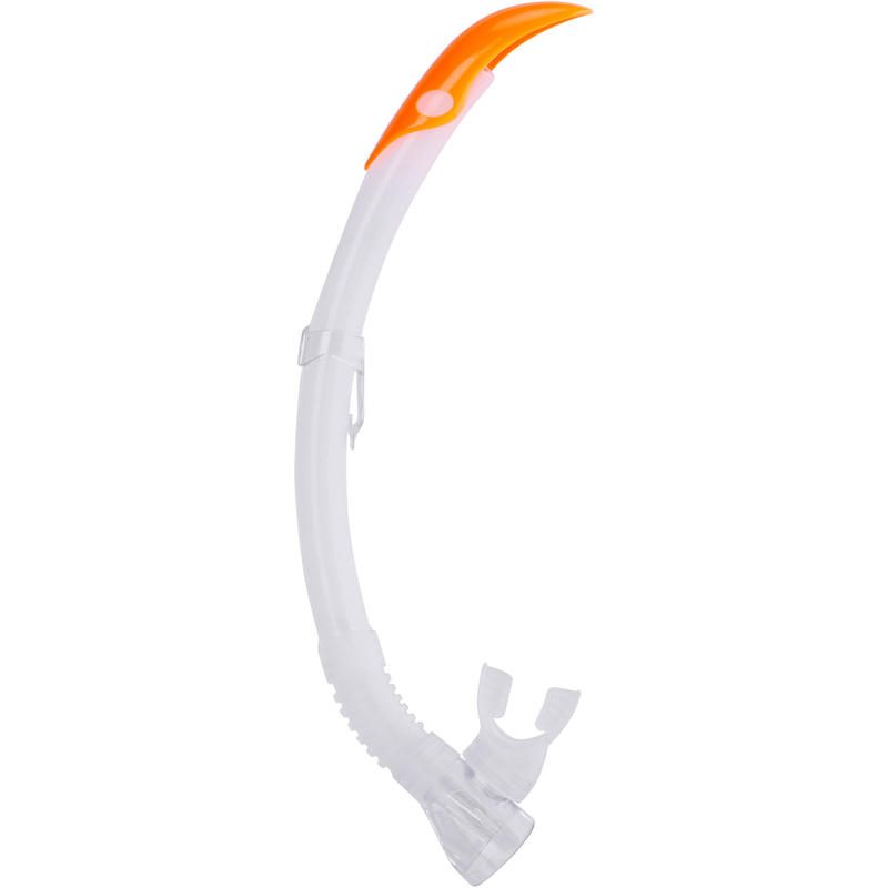 Tuba de plongée SNK 520 avec soupape adulte translucide Tuba de plongée SNK 520 avec soupape adulte translucide