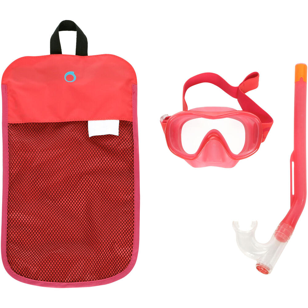 kit mask snorkel snk 520 jr pink