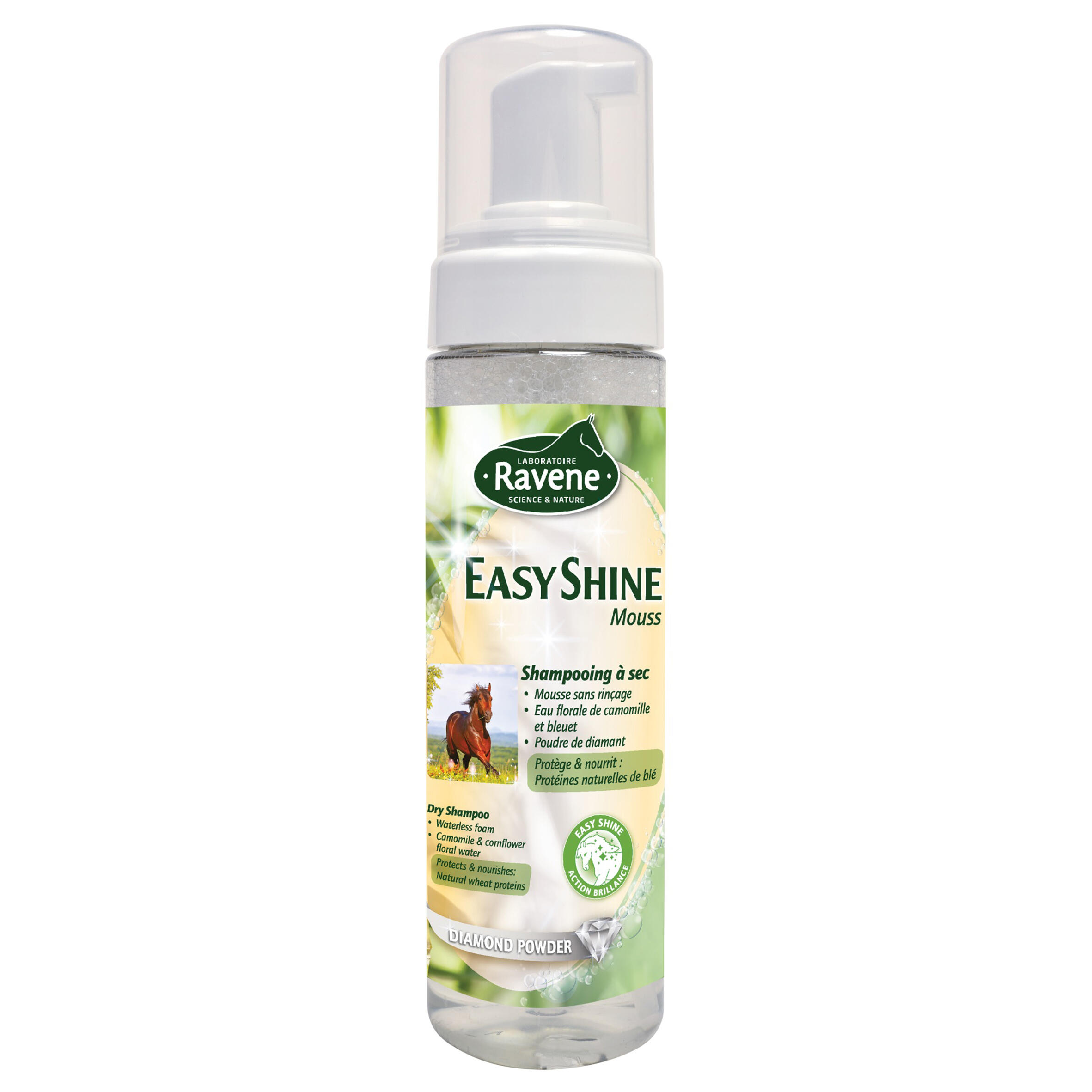 Şampon Uscat Echitaţie EASYSHINE MOUSS Ravene Cal/Ponei