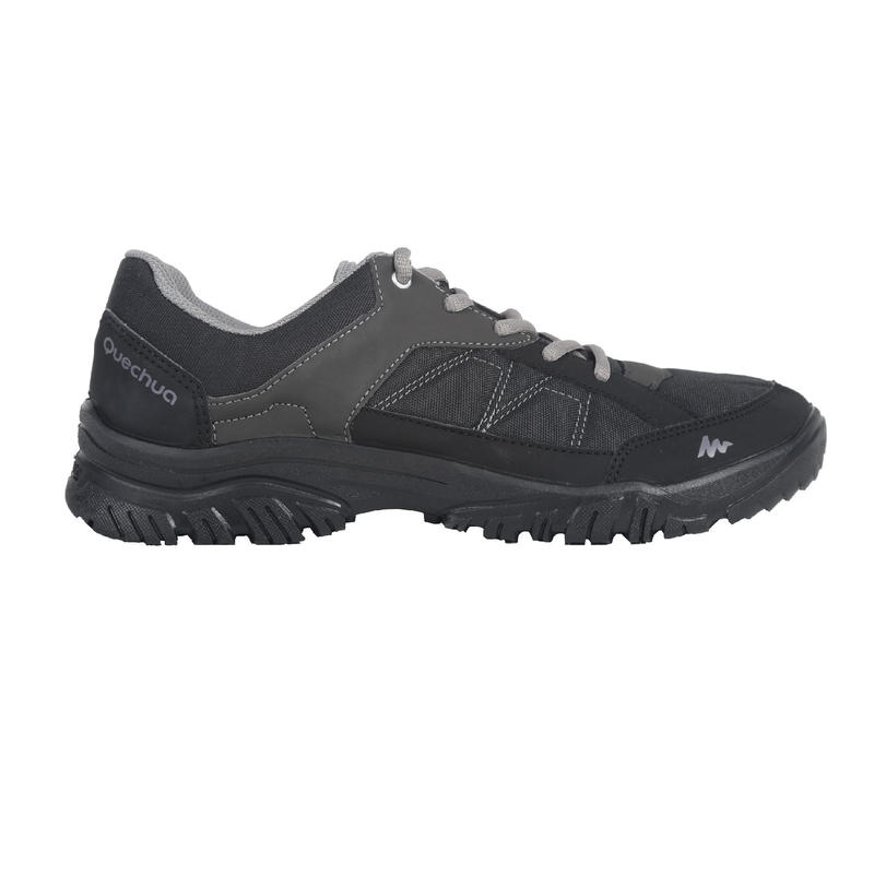 รองเท้าผู้ชายสำหรับใส่เดินเส้นทางธรรมชาติรุ่น NH100 (สีดำ)