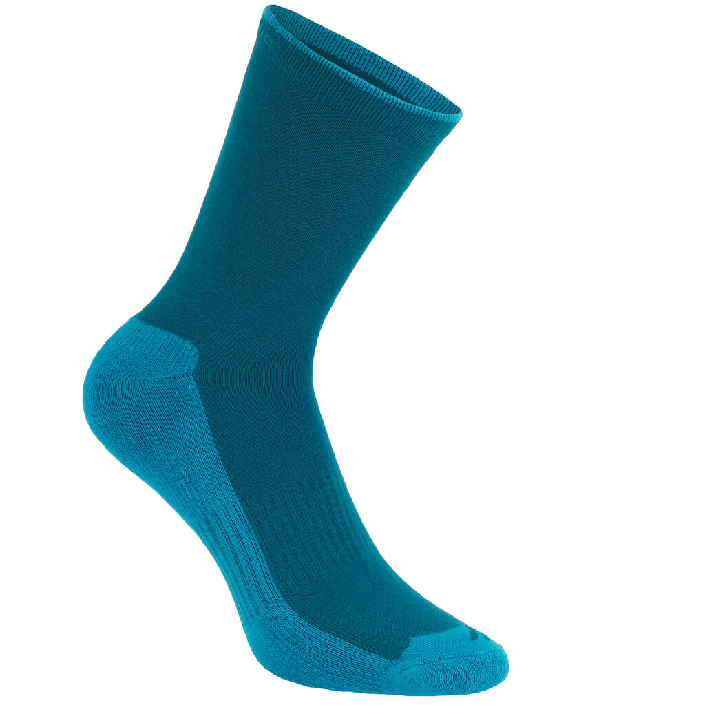 Chaussettes randonnée nature marine - NH100 High - X 2 paires