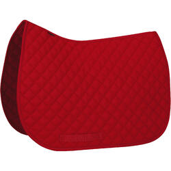 Tapis de selle équitation cheval et poney SCHOOLING rouge