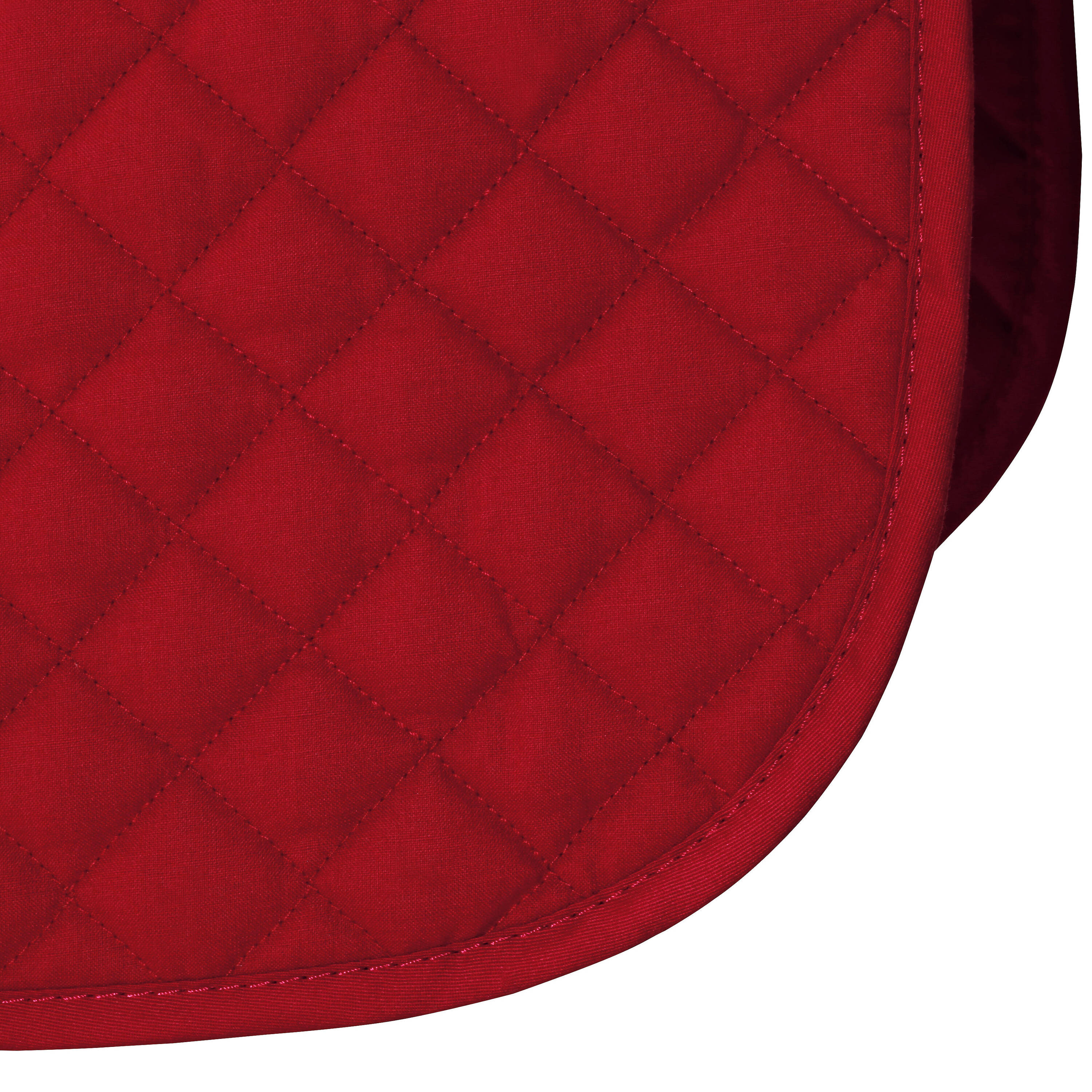 Horse & Pony Saddle Cloth 100 - Garnet Red -  4