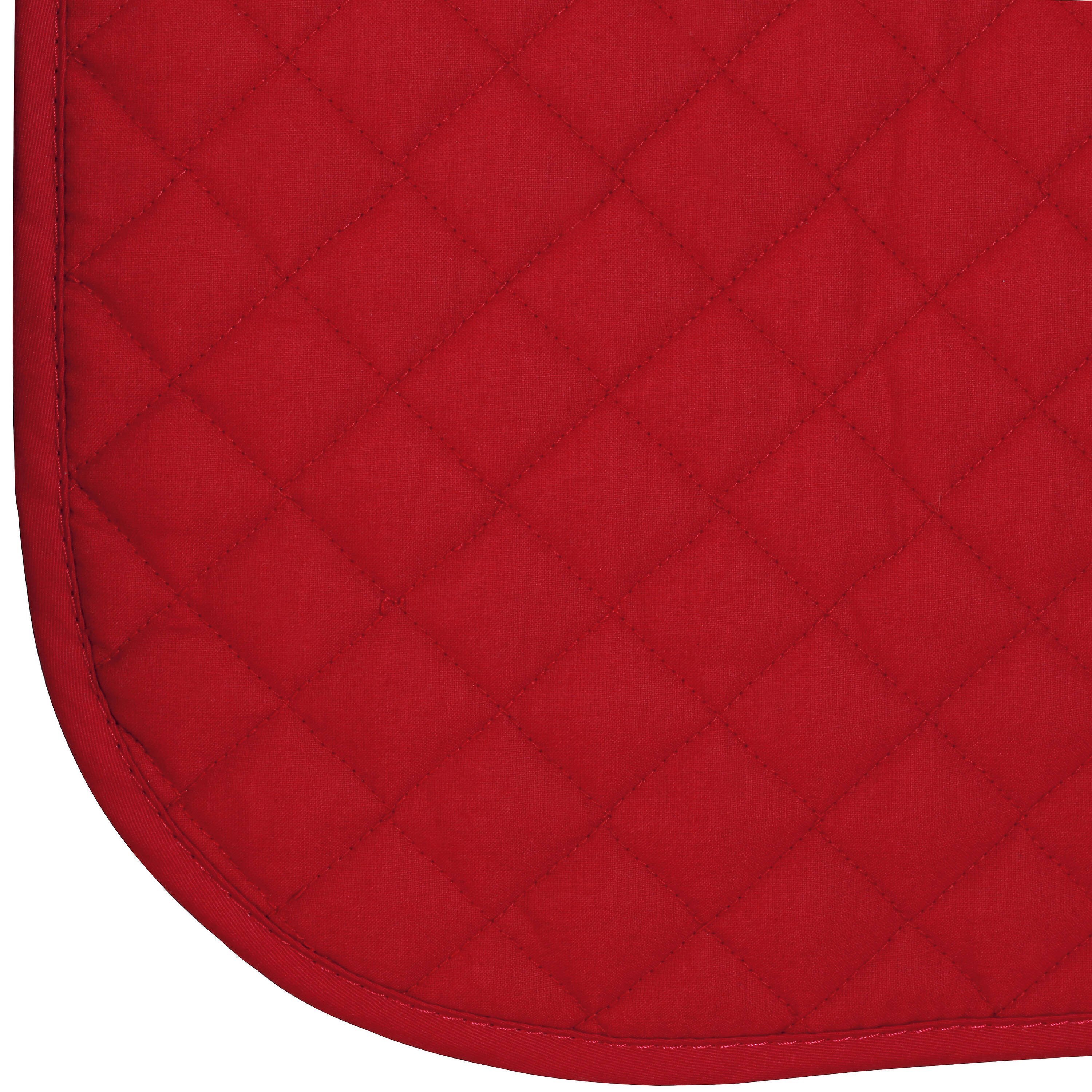Horse & Pony Saddle Cloth 100 - Garnet Red -  3