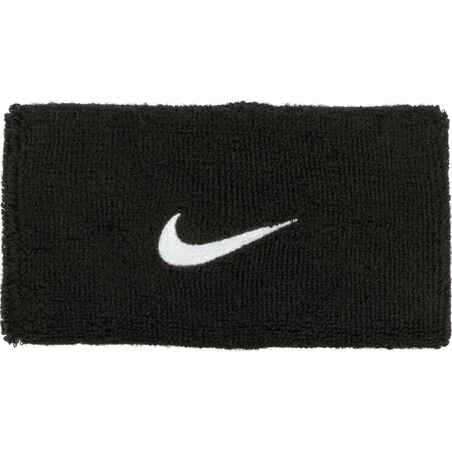 Schweißbandset Tennis Handgelenk 2er-Pack schwarz Nike