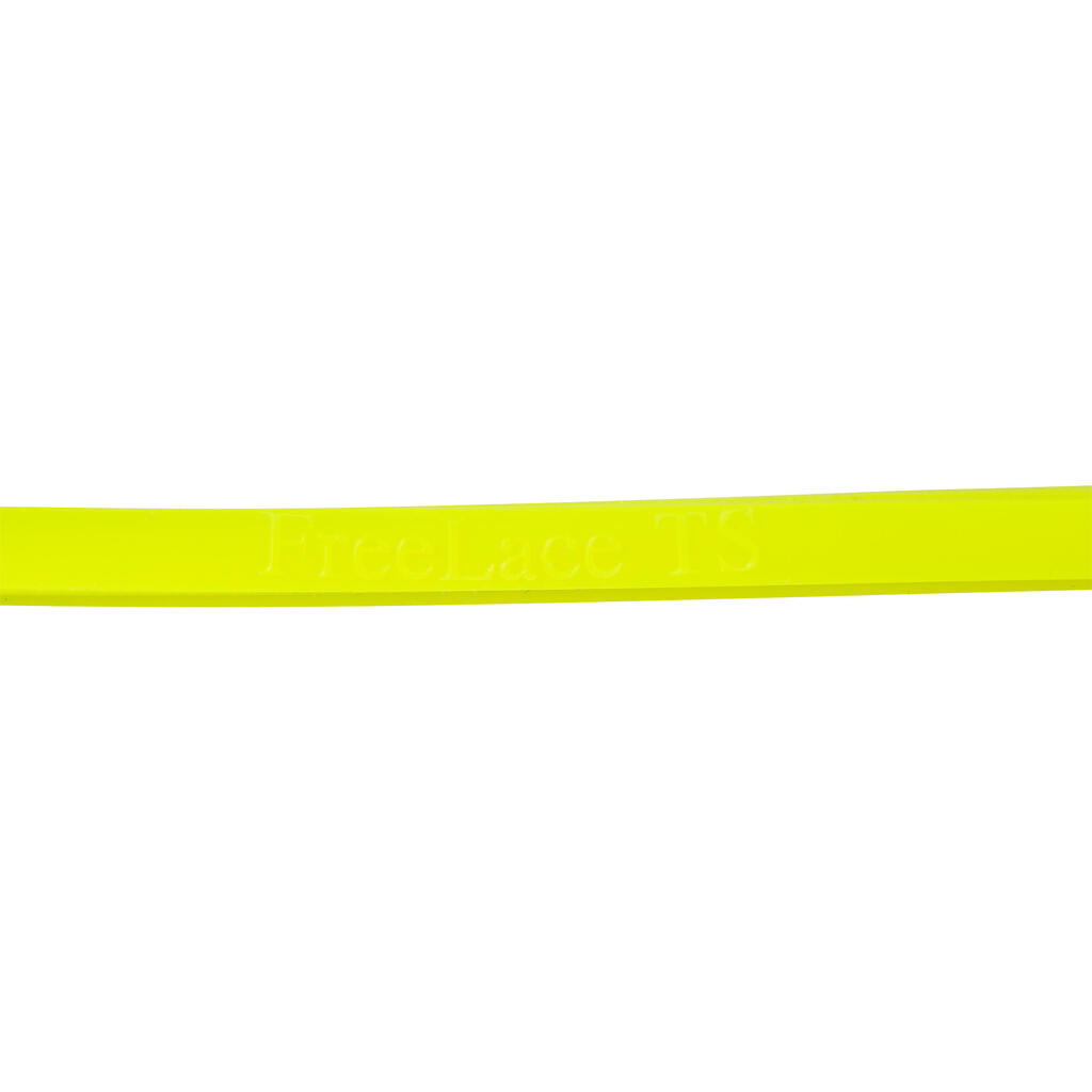 Greitai užrišami silikoniniai triatlono raišteliai „Freelace TS“, geltoni