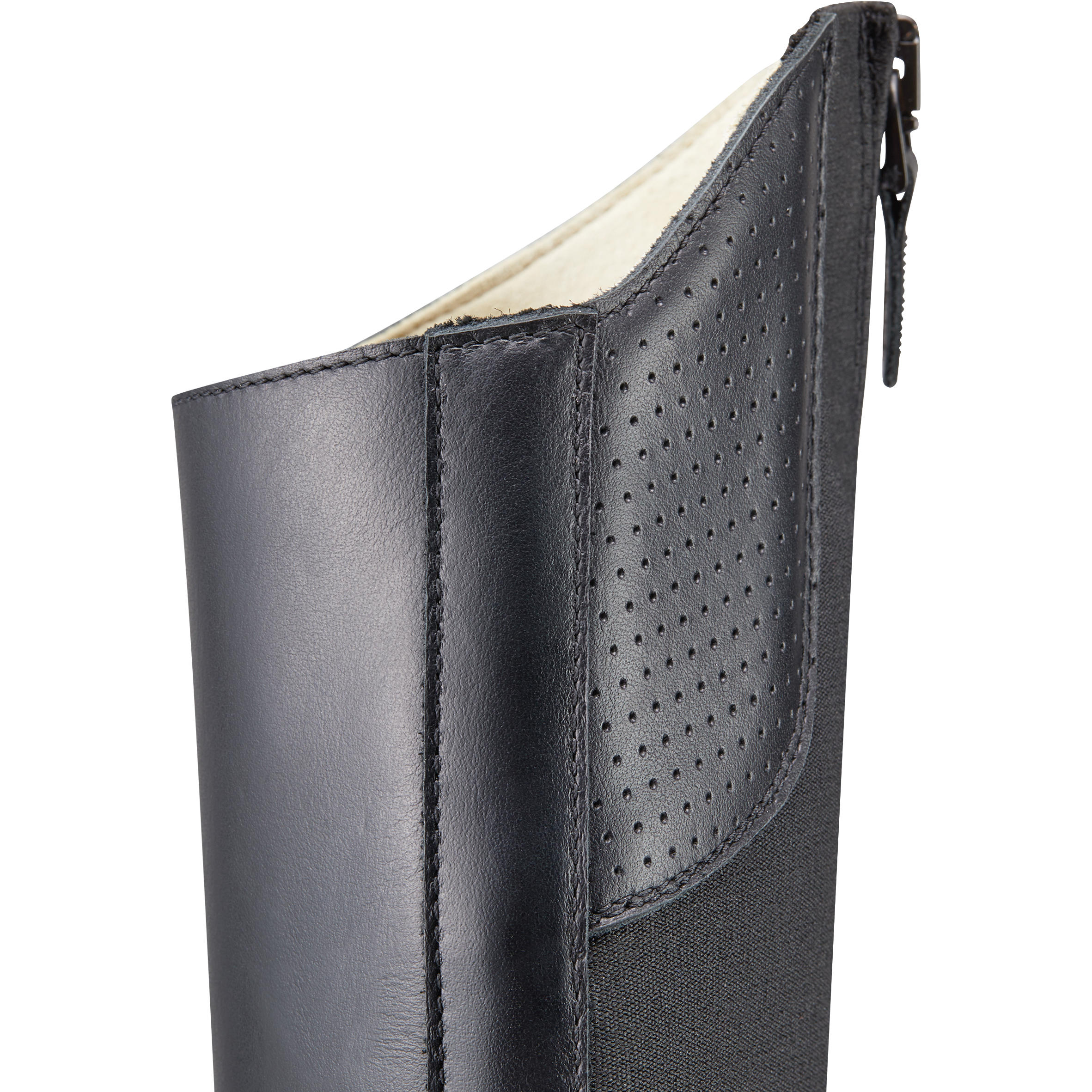 560 Adult Horse Riding Leather Jodhpur Boots - Women - FOUGANZA