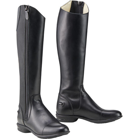 Stivali cuoio equitazione adulto 560 neri