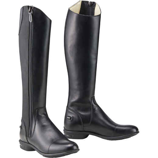 
      Reitstiefel 560 Leder Erwachsene schwarz
  