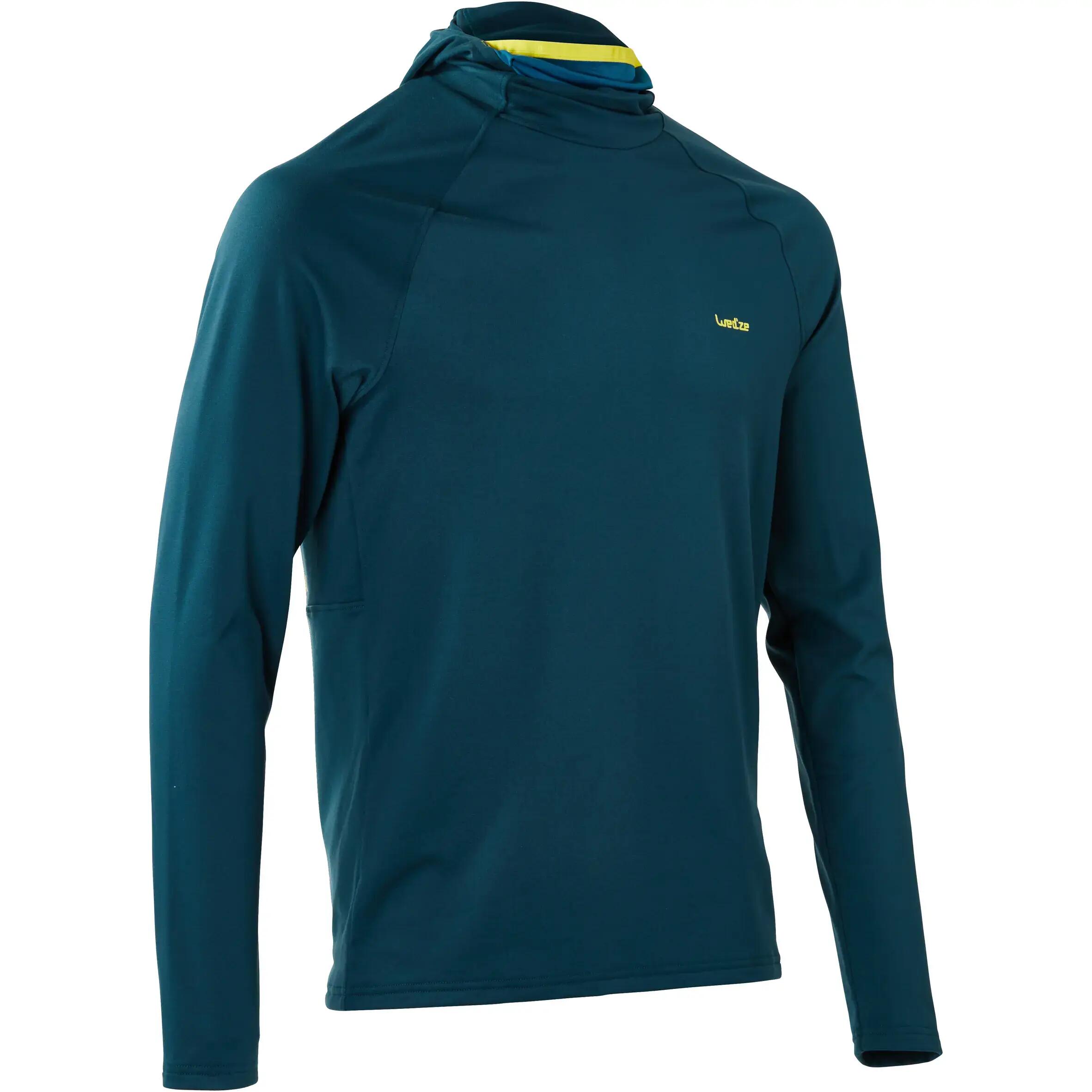 Freshwarm Neck Men's Ski Underwear Top - Blue 1/1