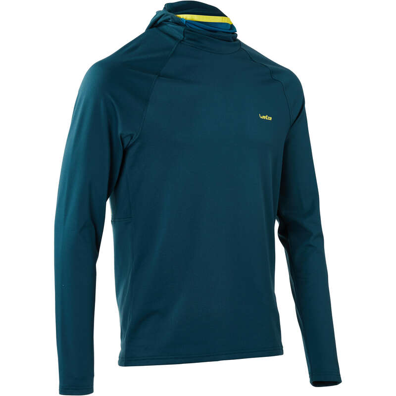 MEN SKI BASELAYER & PULL - Freshwarm Neck M UW Top - Blue WEDZE