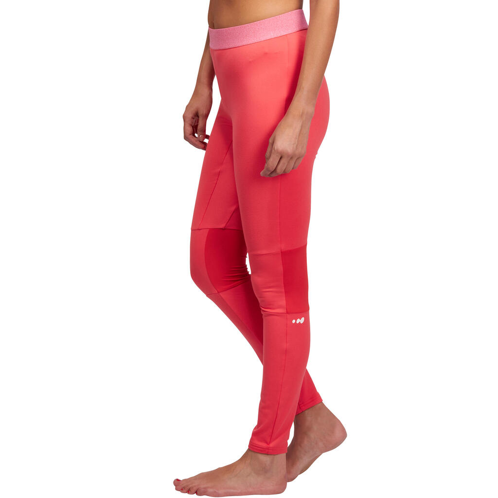 WOMEN'S FRESHWARM RED BASE-LAYER SKI TROUSERS