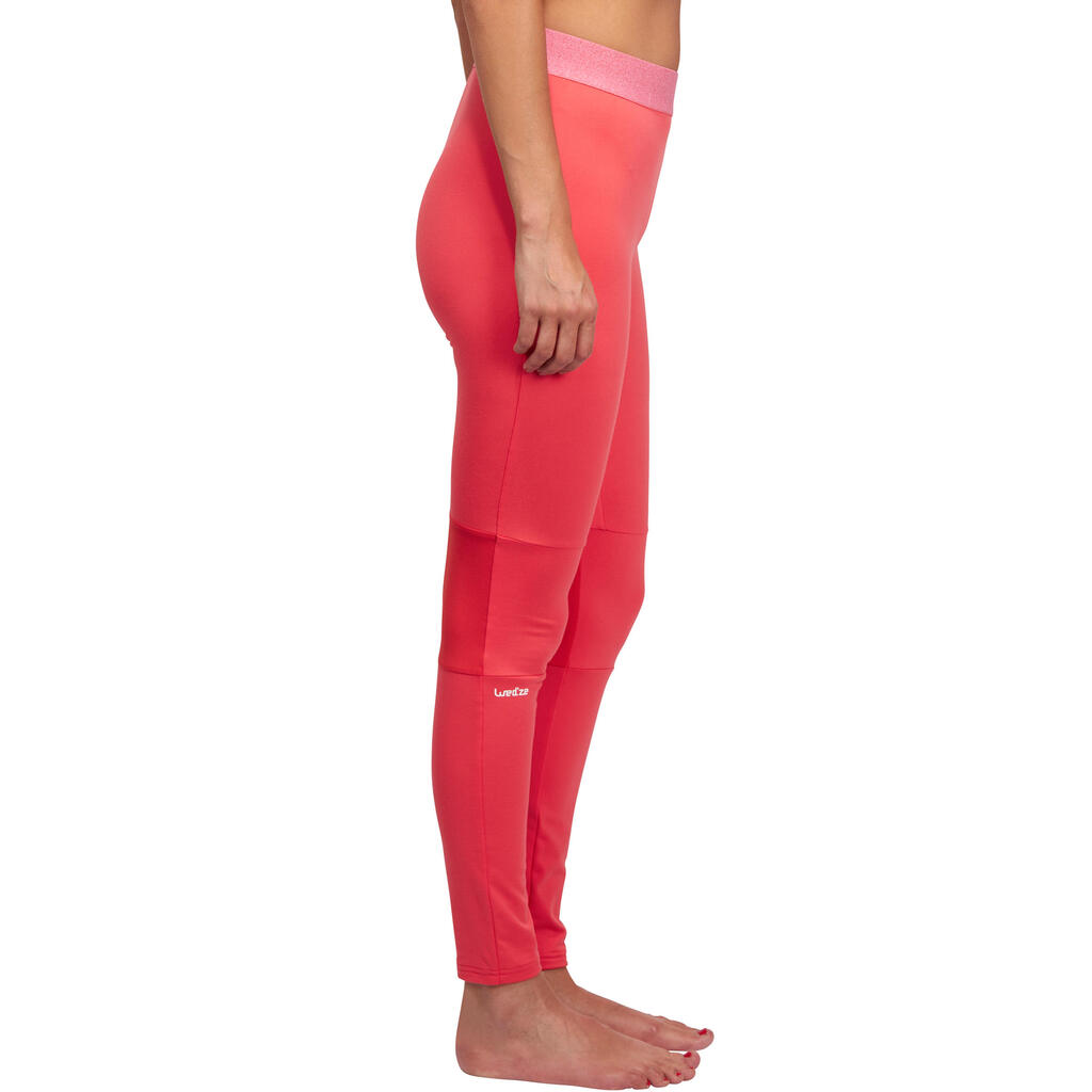 WOMEN'S FRESHWARM RED BASE-LAYER SKI TROUSERS