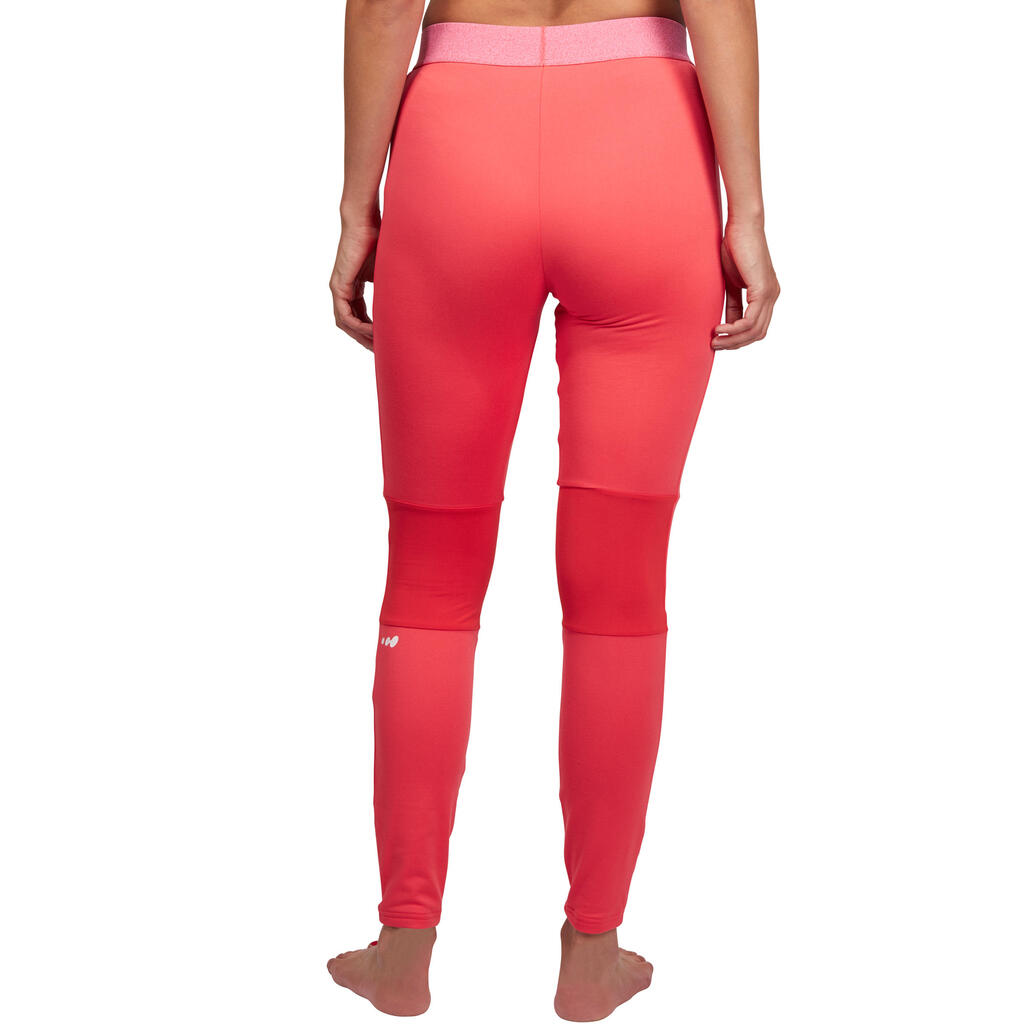 WOMEN'S FRESHWARM RED BASE-LAYER SKI TROUSERS