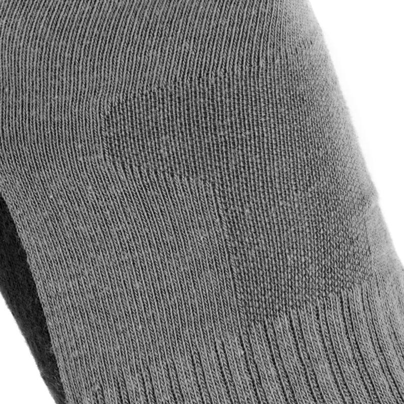 Chaussettes randonnée nature gris - NH100 High - X 2 paires
