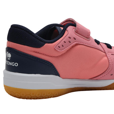 BS730 JR Kids Badminton  Shoes Pink Decathlon