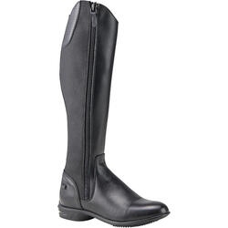 BOTTES CUIR SECOND CHOIX ÉQUITATION ADULTE LB 560 NOIRES