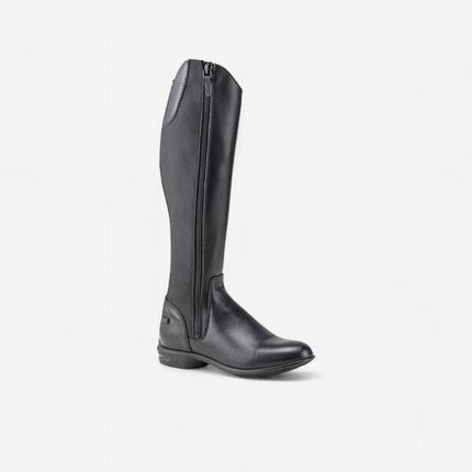 Seconde vie - BOTTES CUIR SECOND CHOIX ÉQUITATION ADULTE LB 560 NOIRES