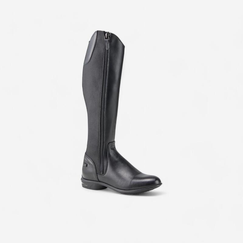 Bottes cuir équitation adulte 560 noir