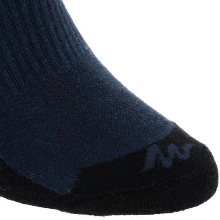 Шкарпетки 100 для туризму, 2 пари темно-сині