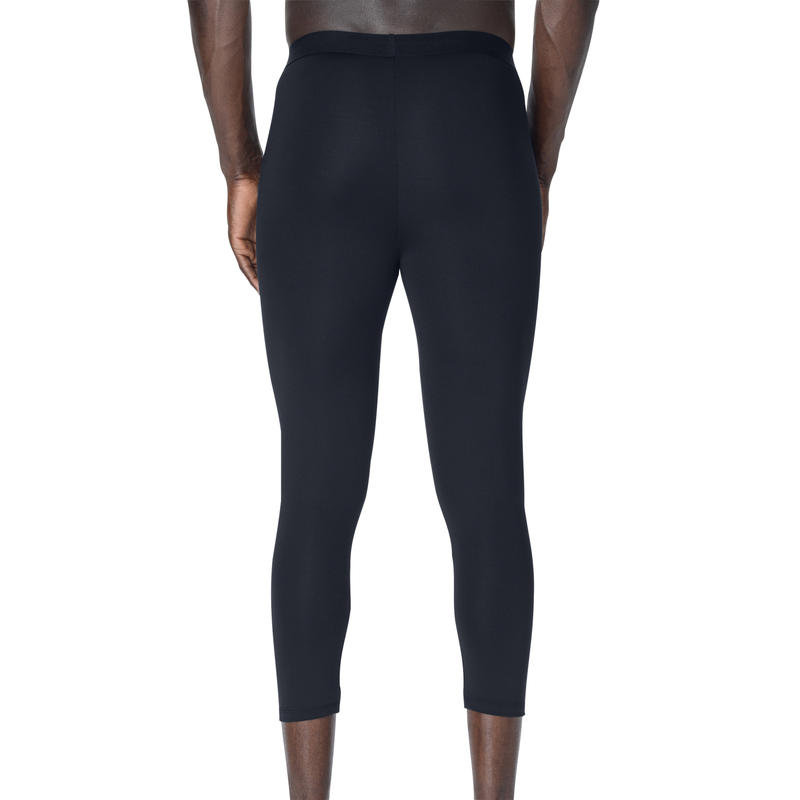 Basketball 3/4 Leggings Base Layer for Intermediate Players Black