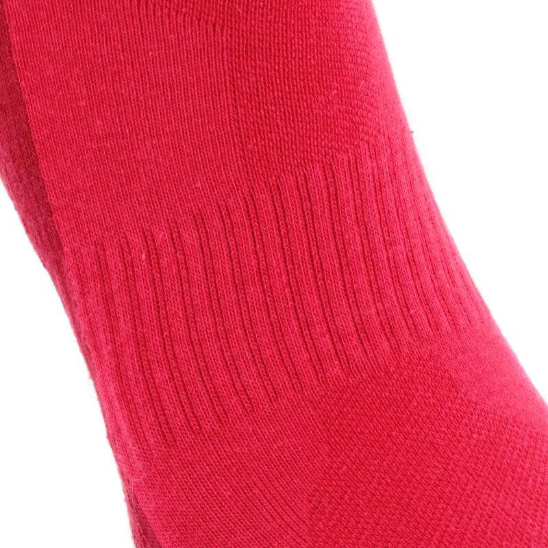 Turistické polovysoké ponožky NH100 růžové 2 páry