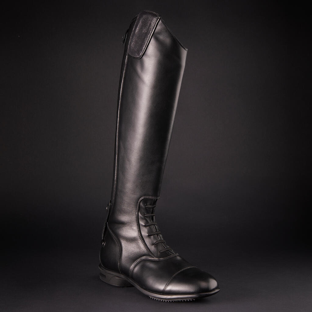 Reitstiefel Leder 900 Second Use Erwachsene braun