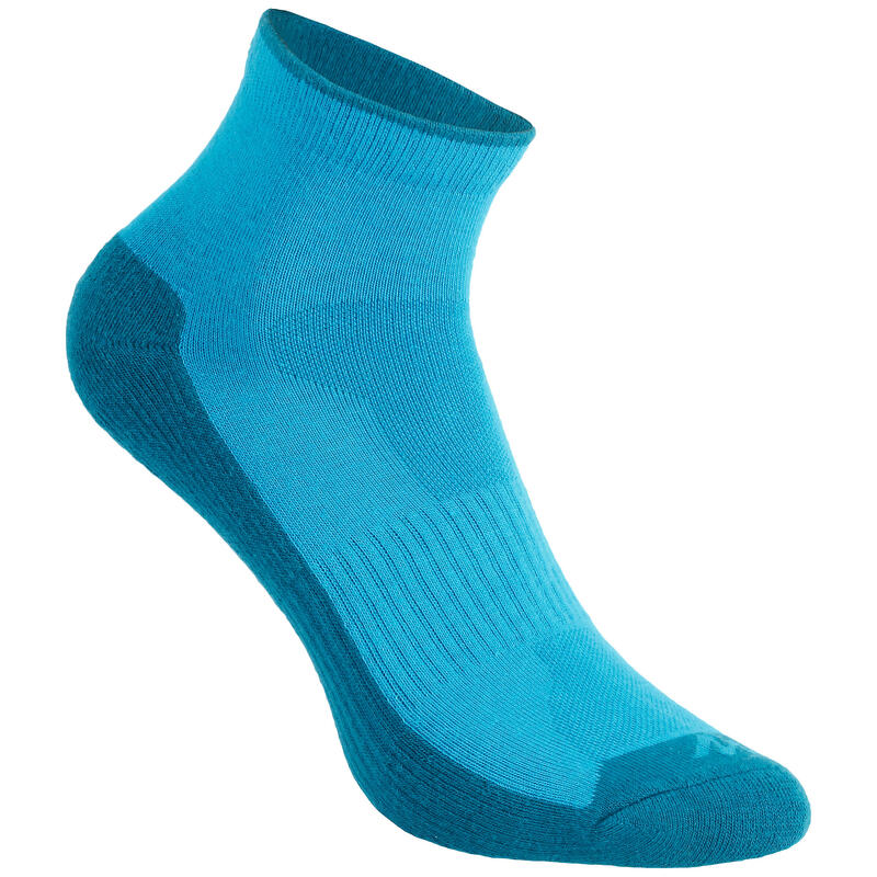 Chaussettes randonnée nature NH100 Mid bleue X 2 paires