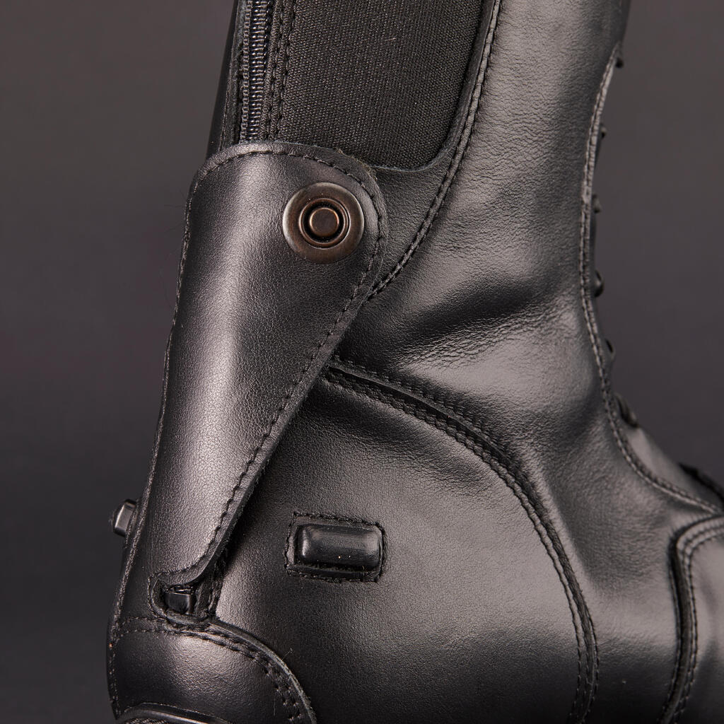 Reitstiefel Leder 900 Second Use Erwachsene braun