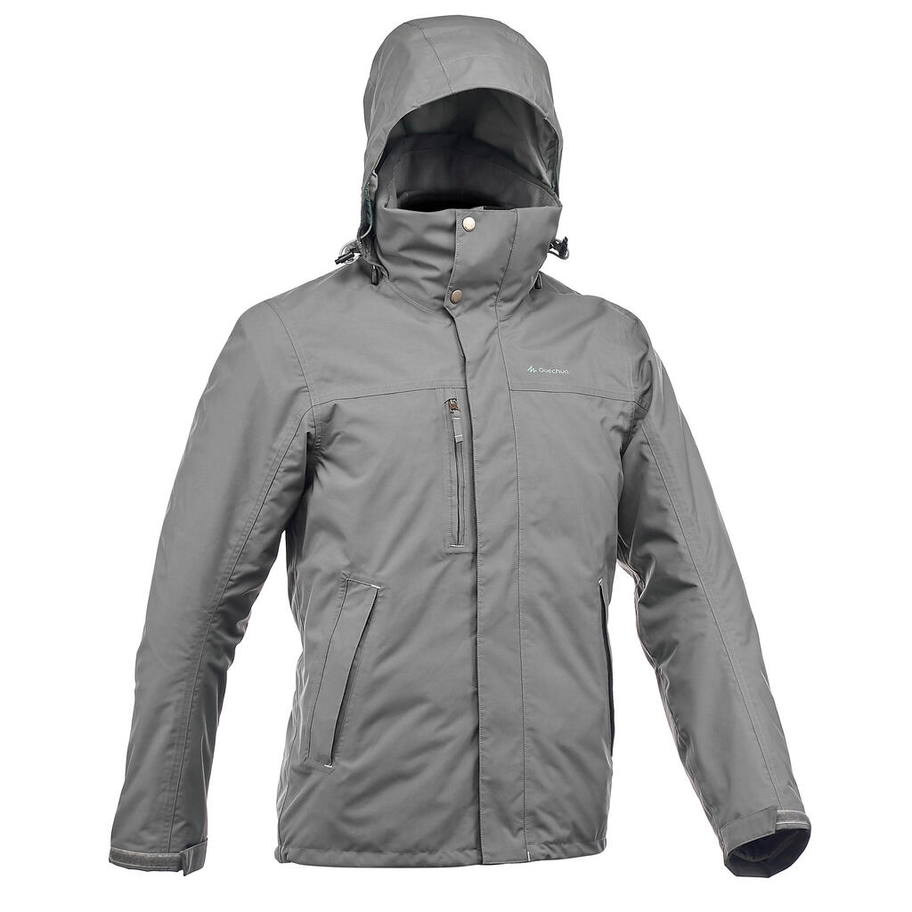3-in-1-Jacke RainWarm 100 Herren grau