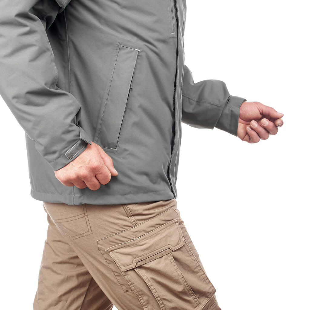 3-in-1-Jacke RainWarm 100 Herren grau