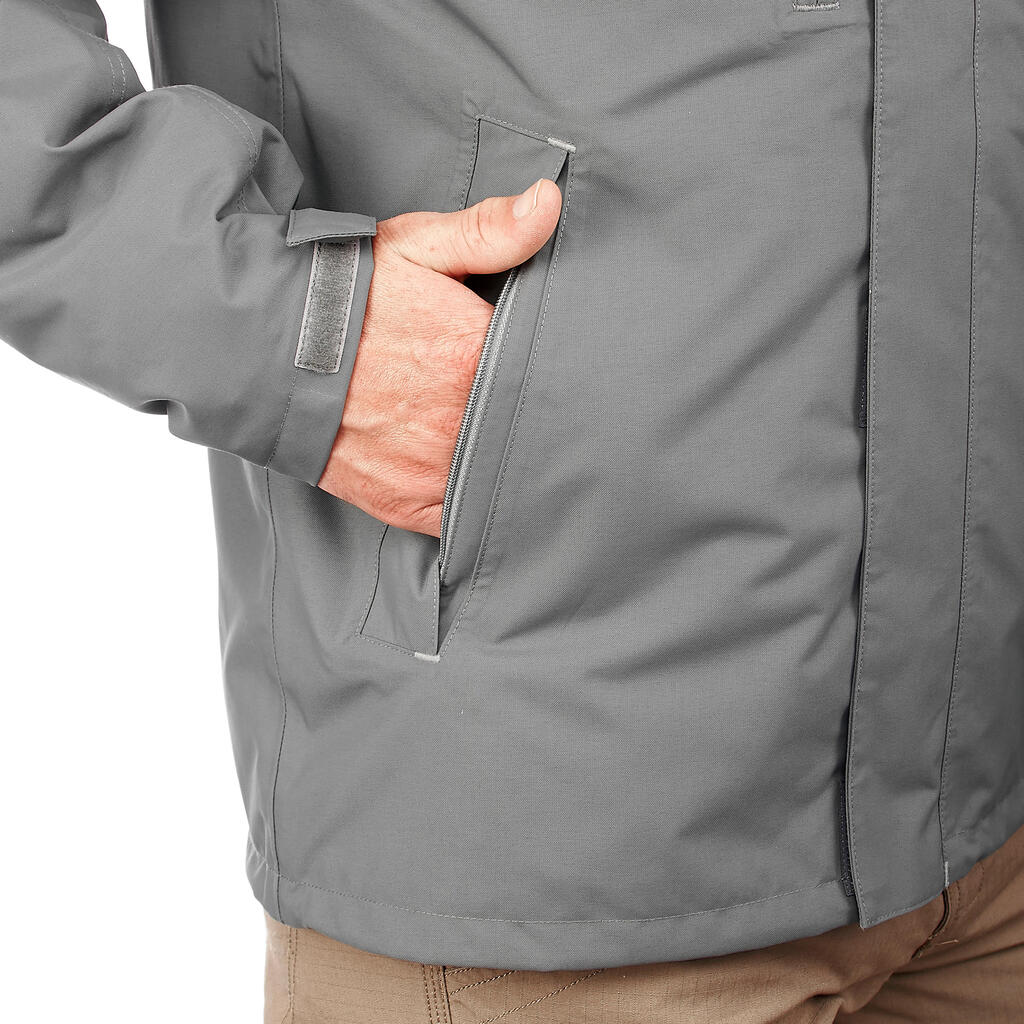 3-in-1-Jacke RainWarm 100 Herren grau