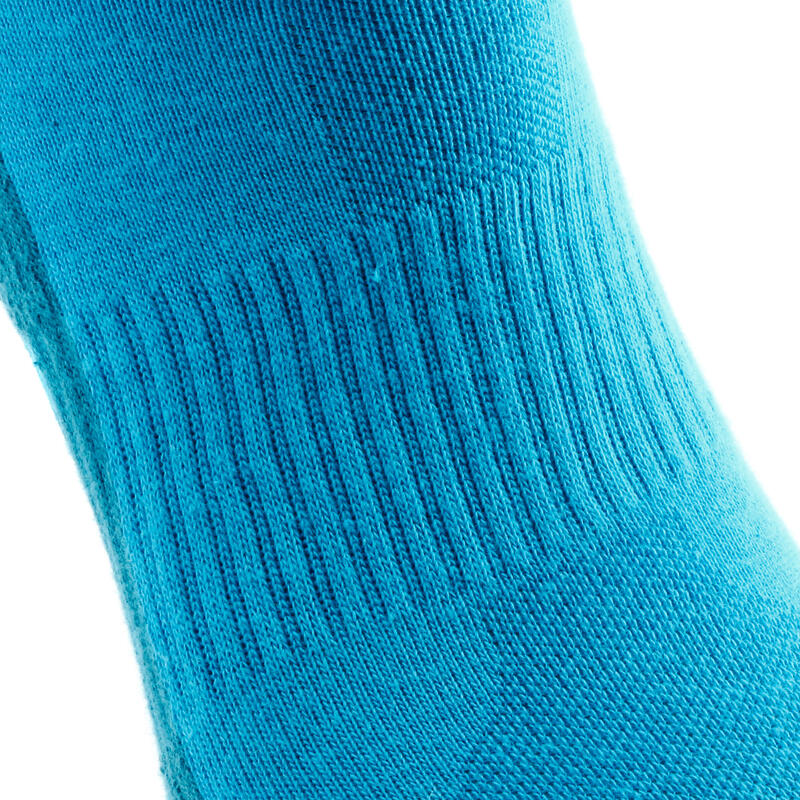 Chaussettes randonnée nature NH100 Mid bleue X 2 paires