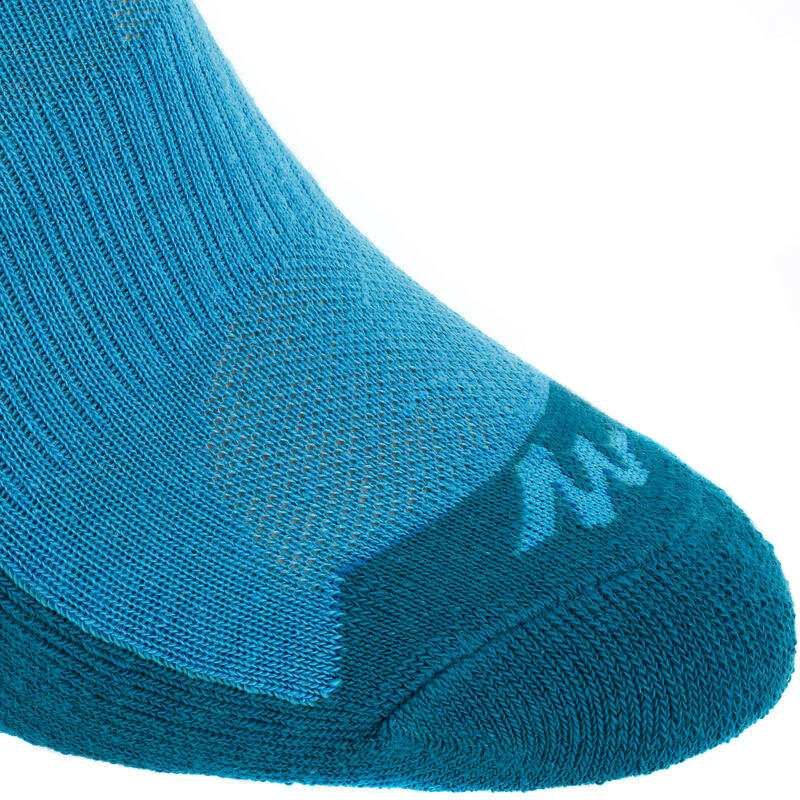 Chaussettes randonnée nature NH100 Mid bleue X 2 paires