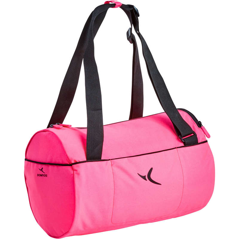 DOMYOS Small Fitness Barrel Bag - Pink | Decathlon