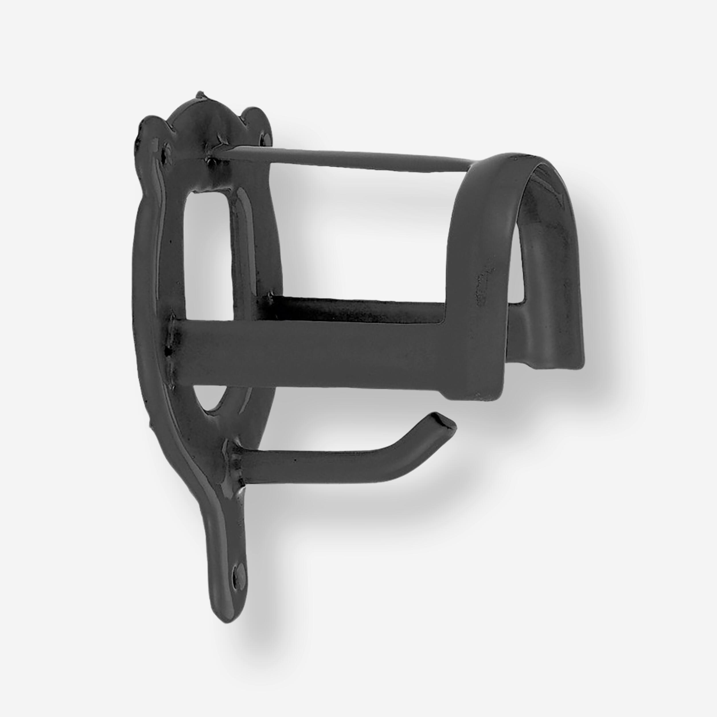 Horse Riding Stable Bridle Hook - Standard Black 1/1