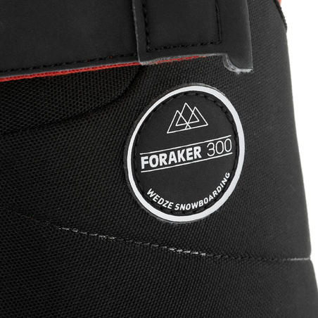 Чоловічі черевики Foraker 300 для сноубордингу, 2Z Fast Lock - Чорні