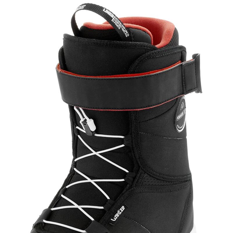 Chaussures de snowboard homme débutant, Foraker 300, noires