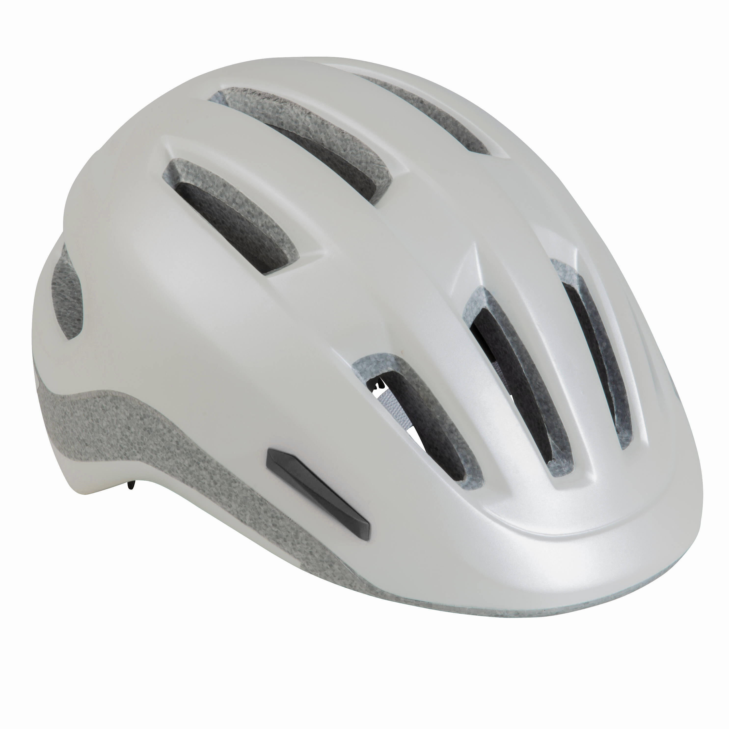 white cycling helmet