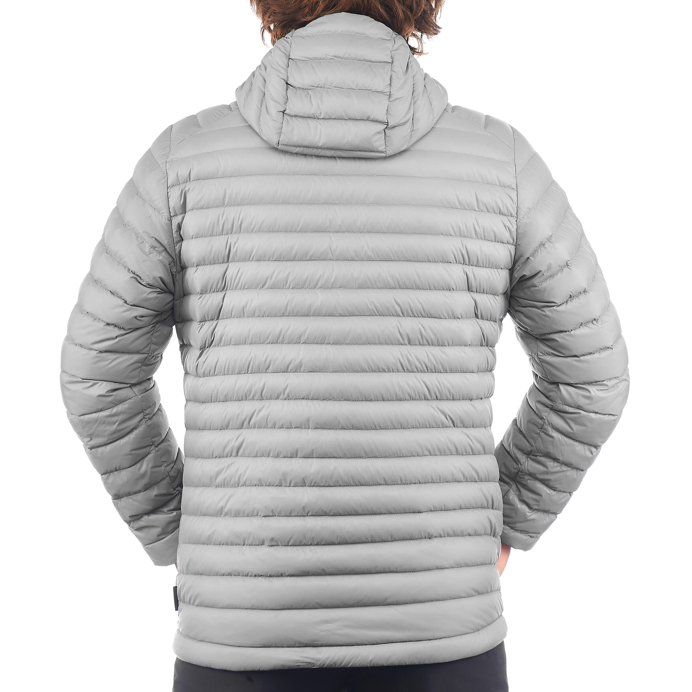 

Men' Mountain Trekking Down Jacket - Temp Rating -5°C - Trek 100 - grey -  By FORCLAZ | Decathlon