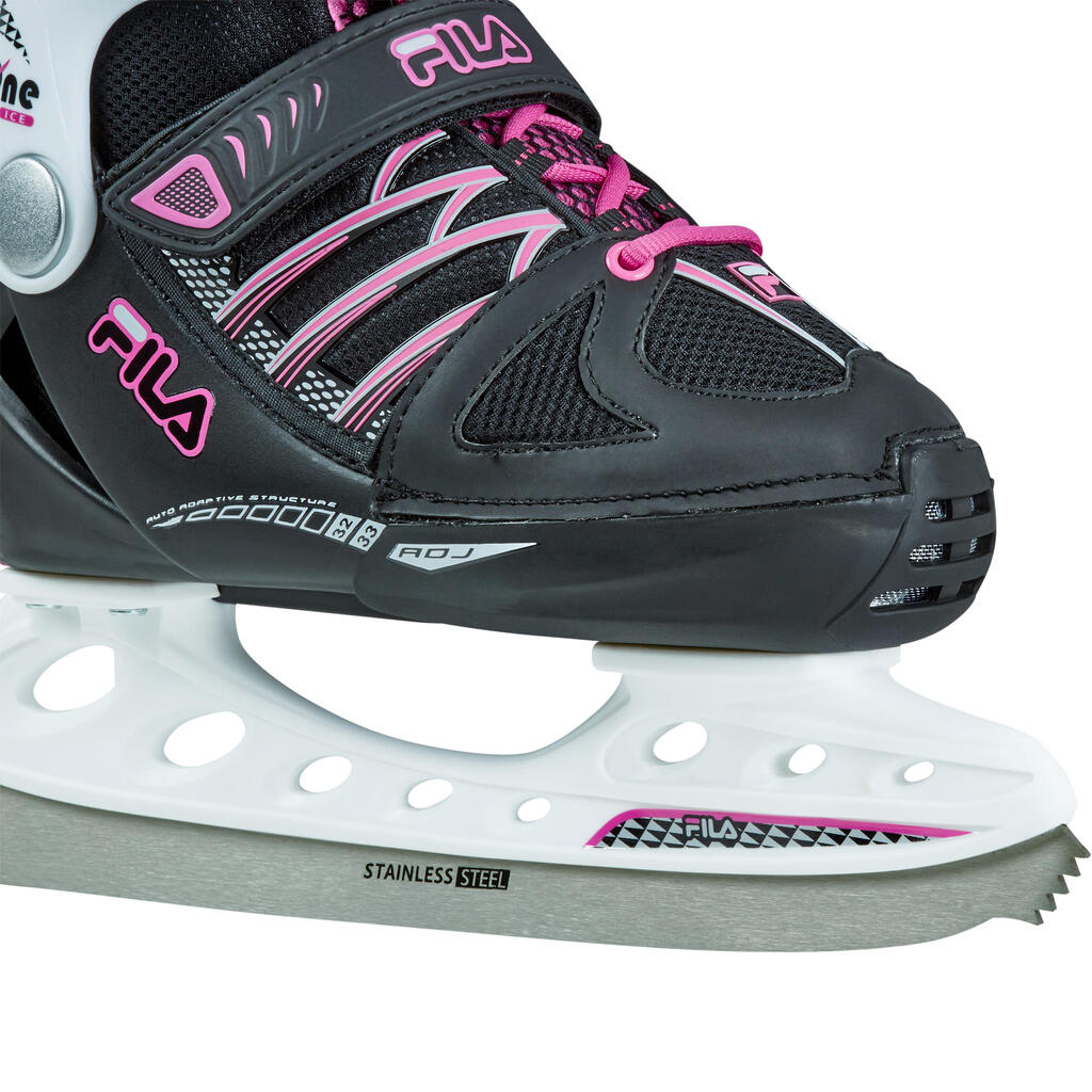 X-One Ice Skates - Black/Magenta