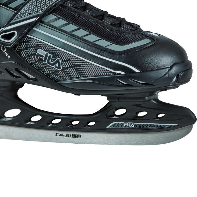 FILA Bond Ice Skates Black/White Decathlon