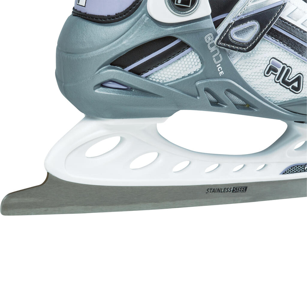 Bond Women's Ice Skates - White/Lilac