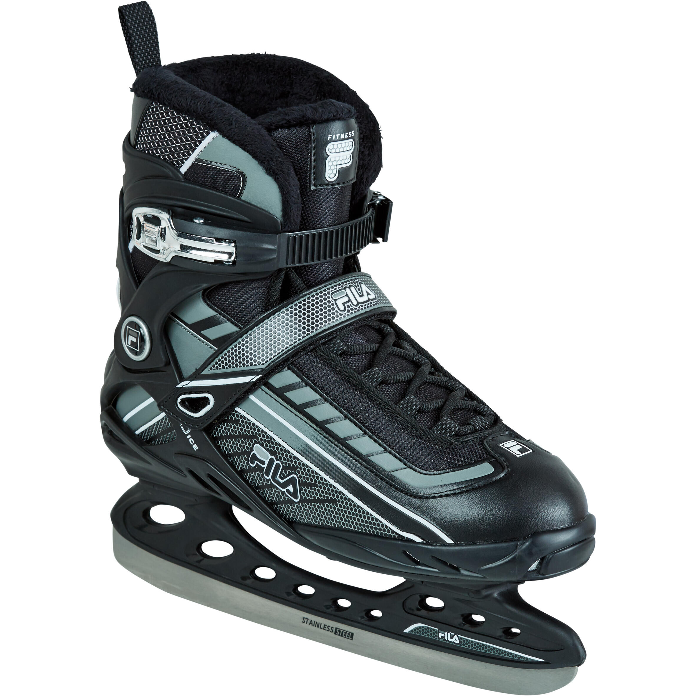 FILA Bond Ice Skates - Black/White