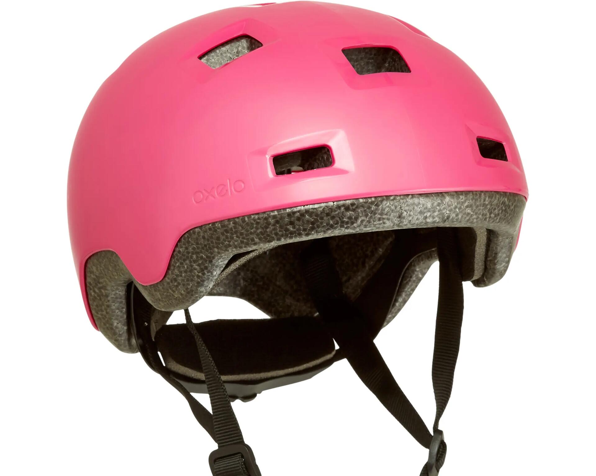CASQUE ROLLER SKATEBOARD TROTTINETTE B100 BLEU PASTEL OXELO