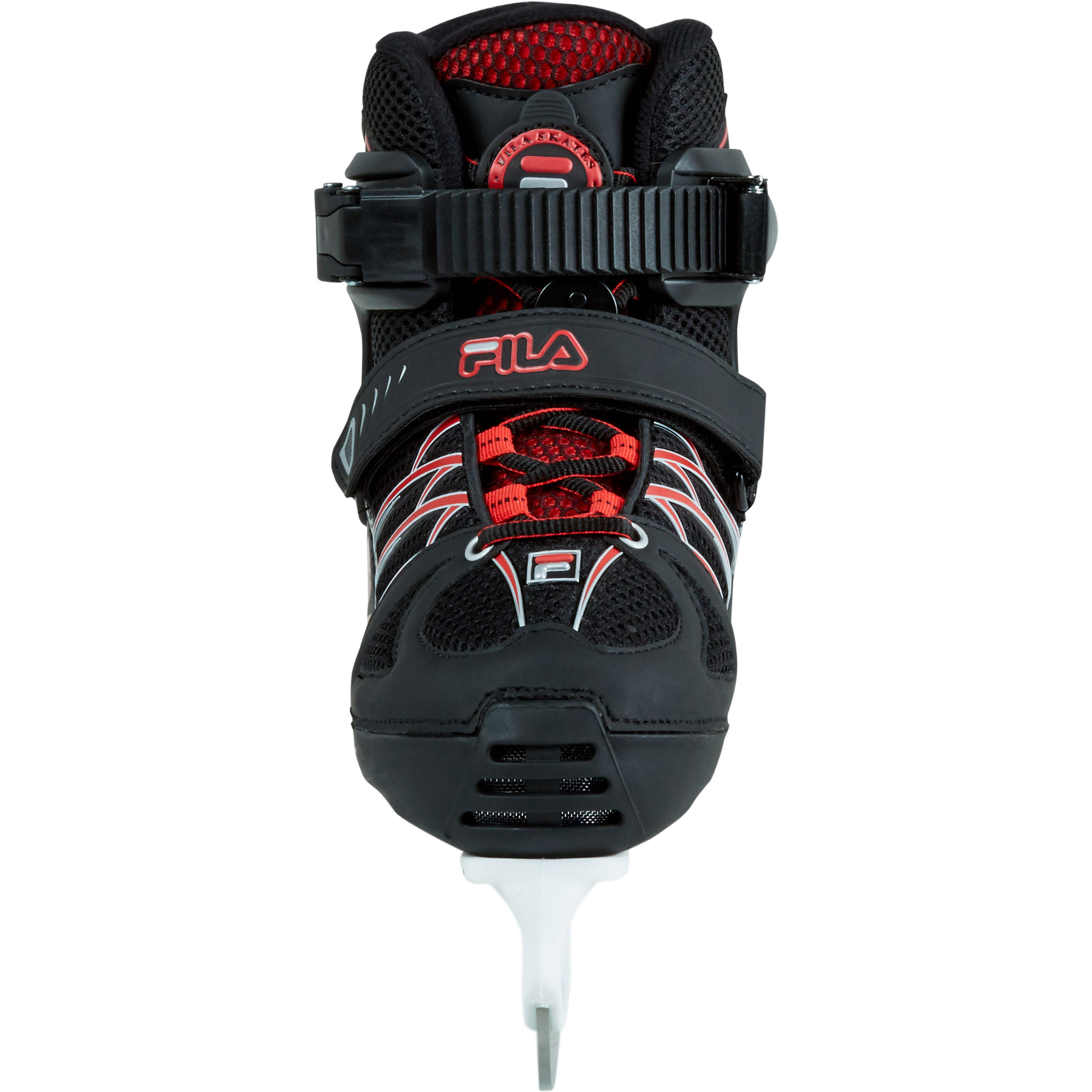 X-One Ice Skates - Black/Red 2/7