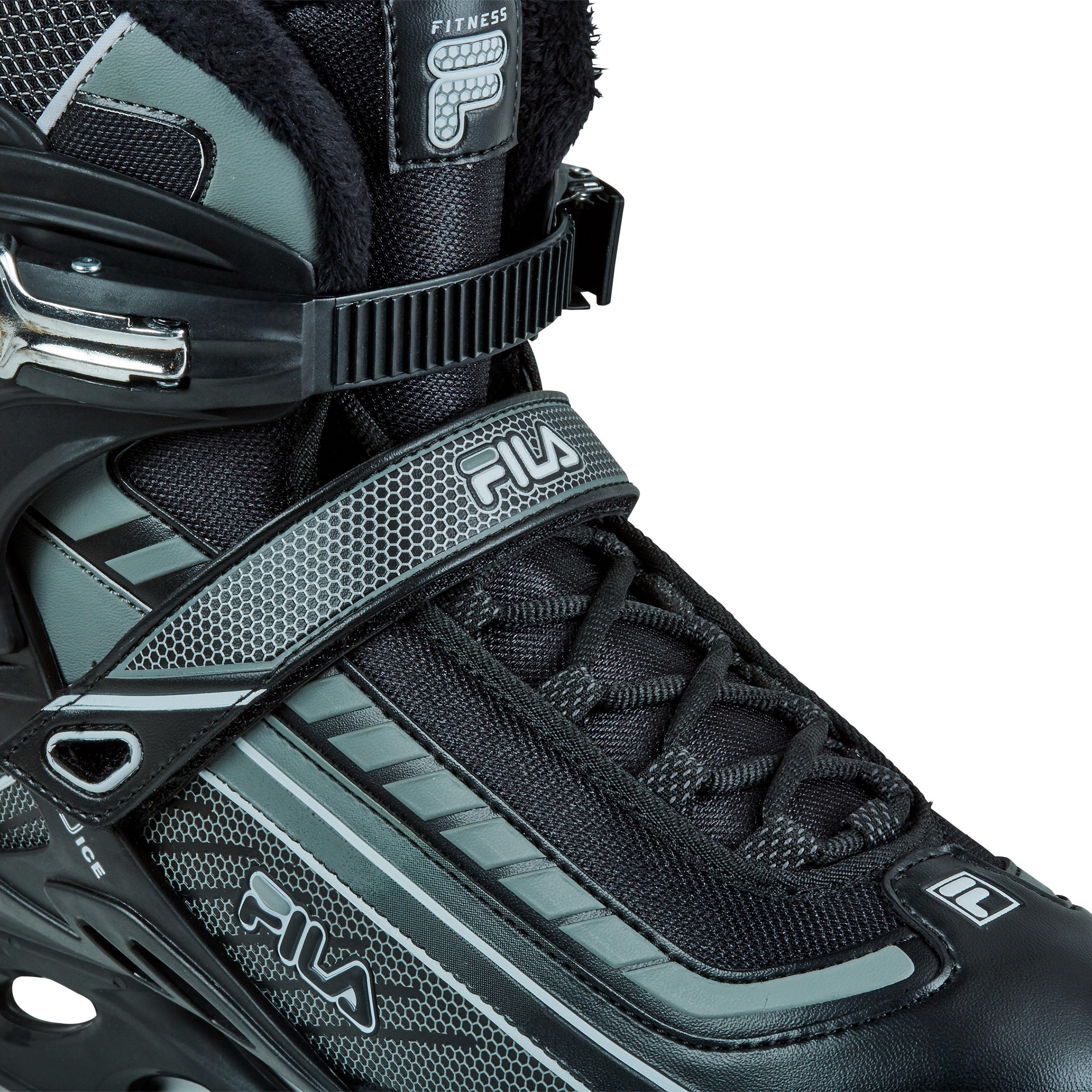 Bond Ice Skates - Black/White 5/7