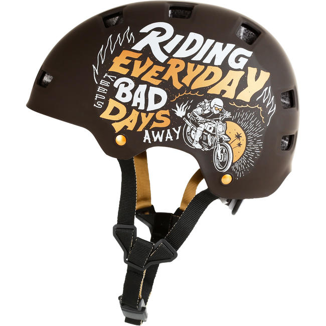 MF540 Bad Days Inline Skating Skateboard Scooter Helmet Black